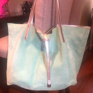 Tiffany & Co. Reversible Suede Tote
